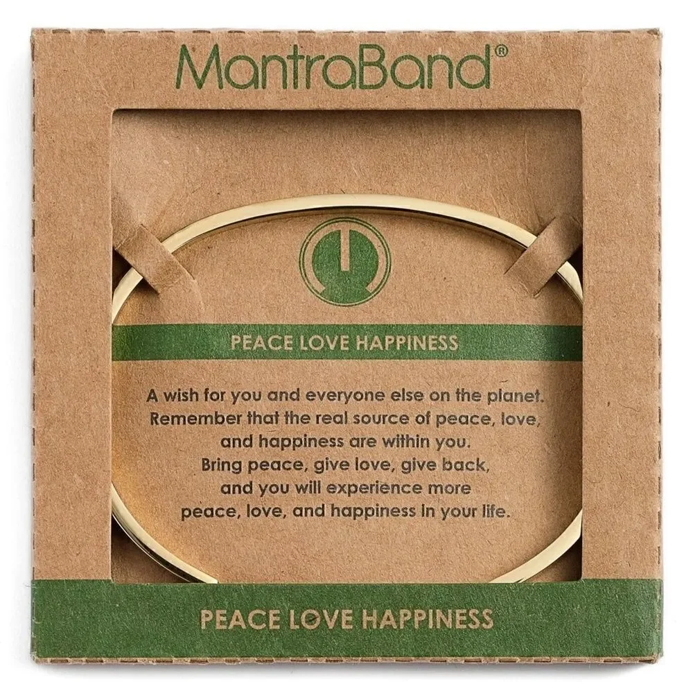 MantraBand - Peace Love Happiness